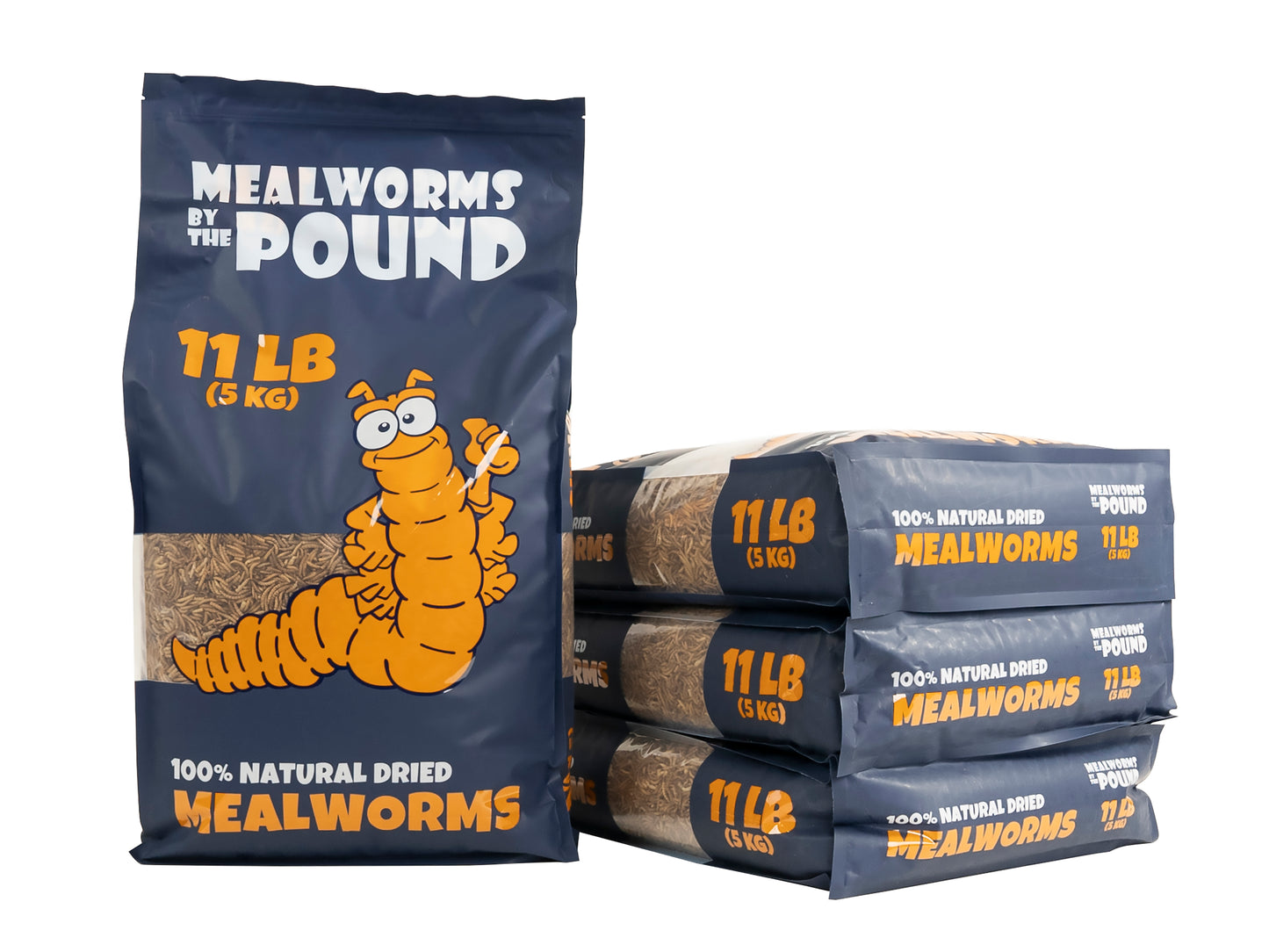 Dried Mealworms - 44 LB