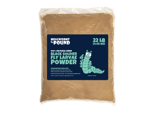 Dried Black Soldier Fly Larvae POWDER - 22 lb