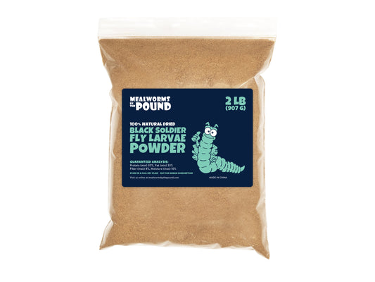 Dried Black Soldier Fly Larvae POWDER - 2 lb